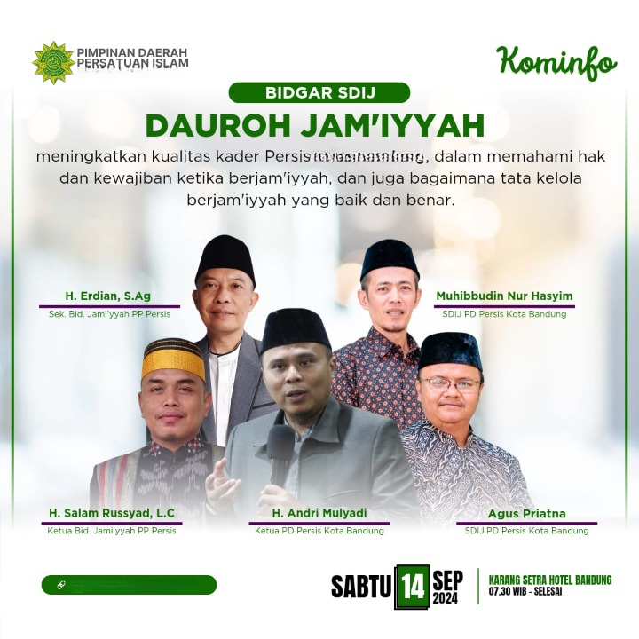 Dauroh Jamiyyah SDIJ PD PERSIS Kabupaten Malang